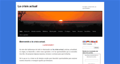 Desktop Screenshot of lacrisisactual.info